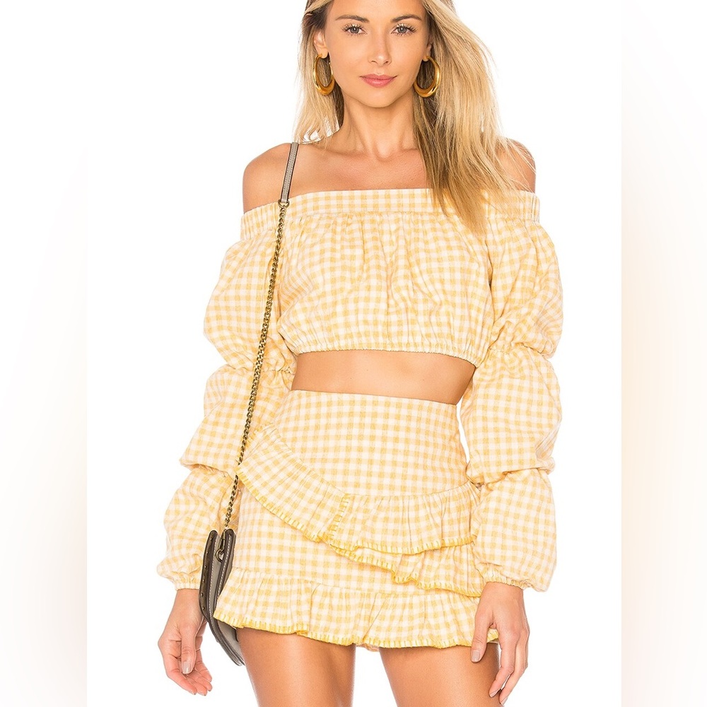 Tularosa gingham top